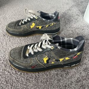 Nike Air Force 1 denim camo sneakers